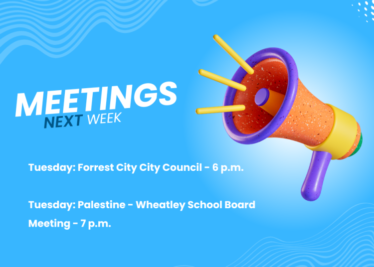 Public meetings  set for next week